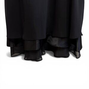 NWT Women’s Flowy Maxi chiffon Satin Tiered Skirt Sz M Whimsigoth Witchy Grunge